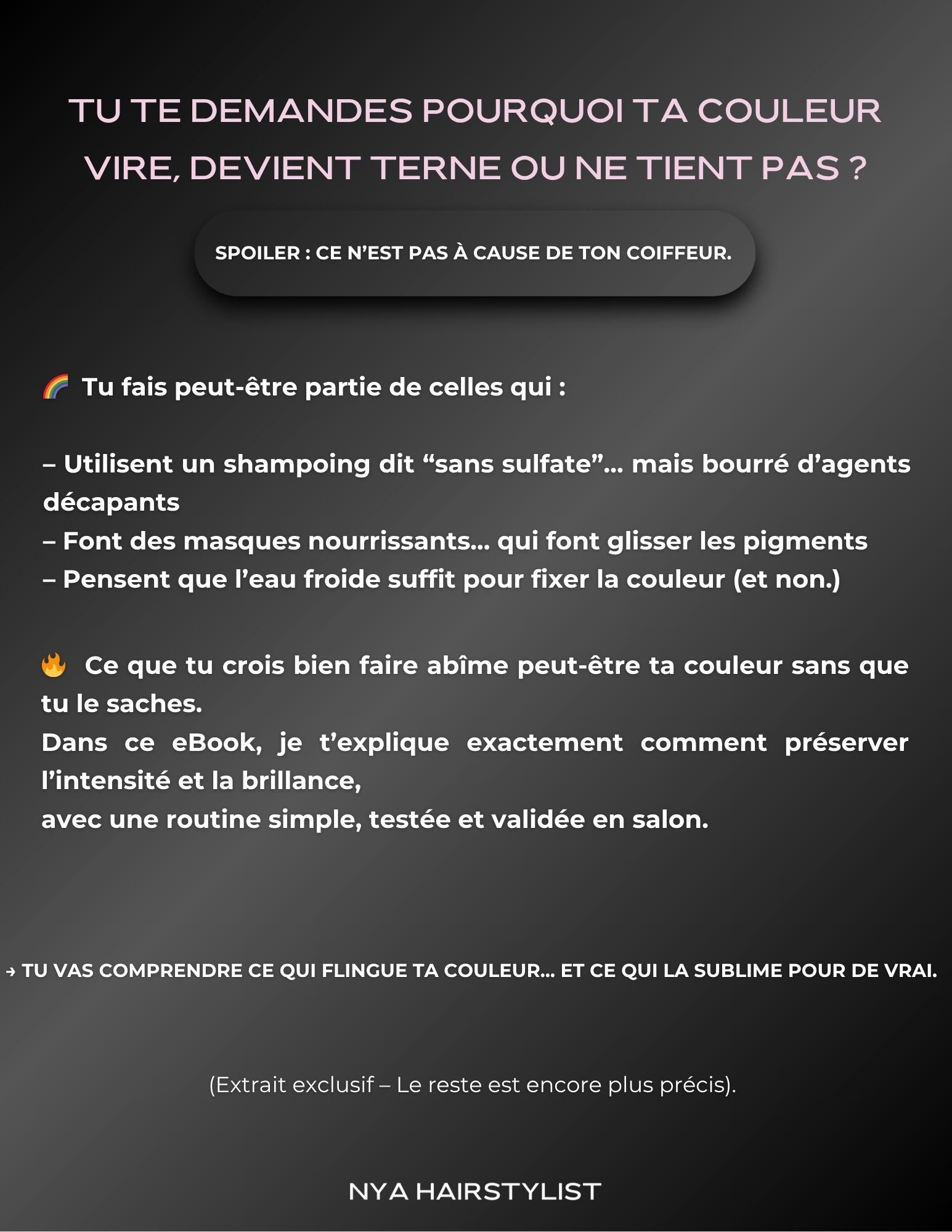 eBook Cheveux Colorés : Garde ta couleur éclatante 🎨
