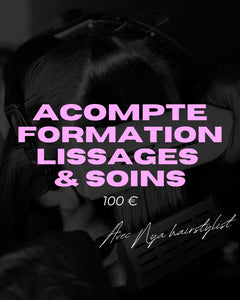 Réservez votre formation – Acompte 100 €